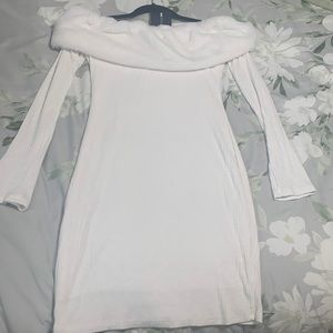 White snow bunny dress fashion nova